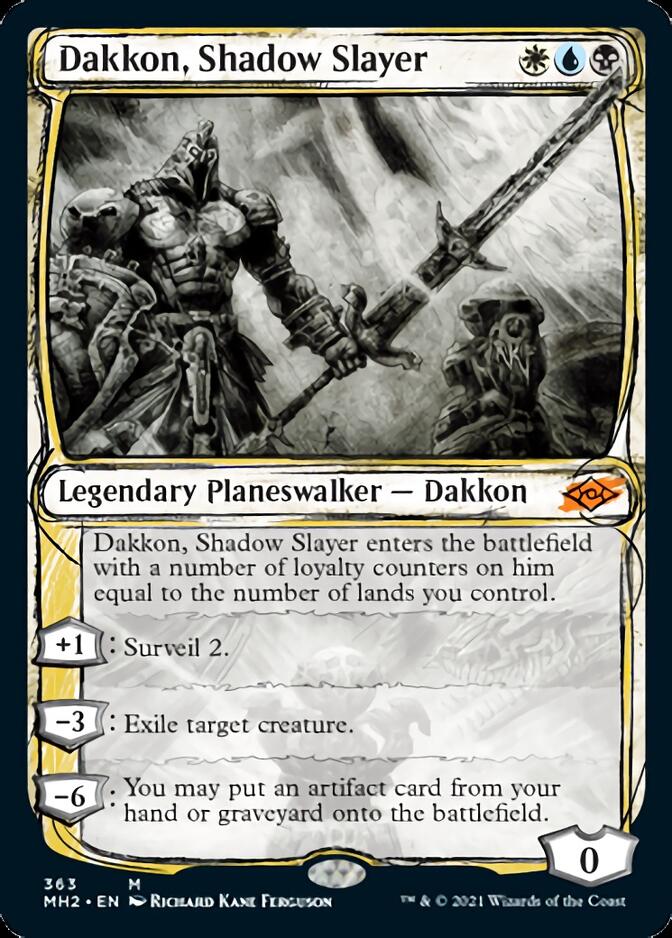 Image of Dakkon, Shadow Slayer (Sketch) [Modern Horizons 2]
