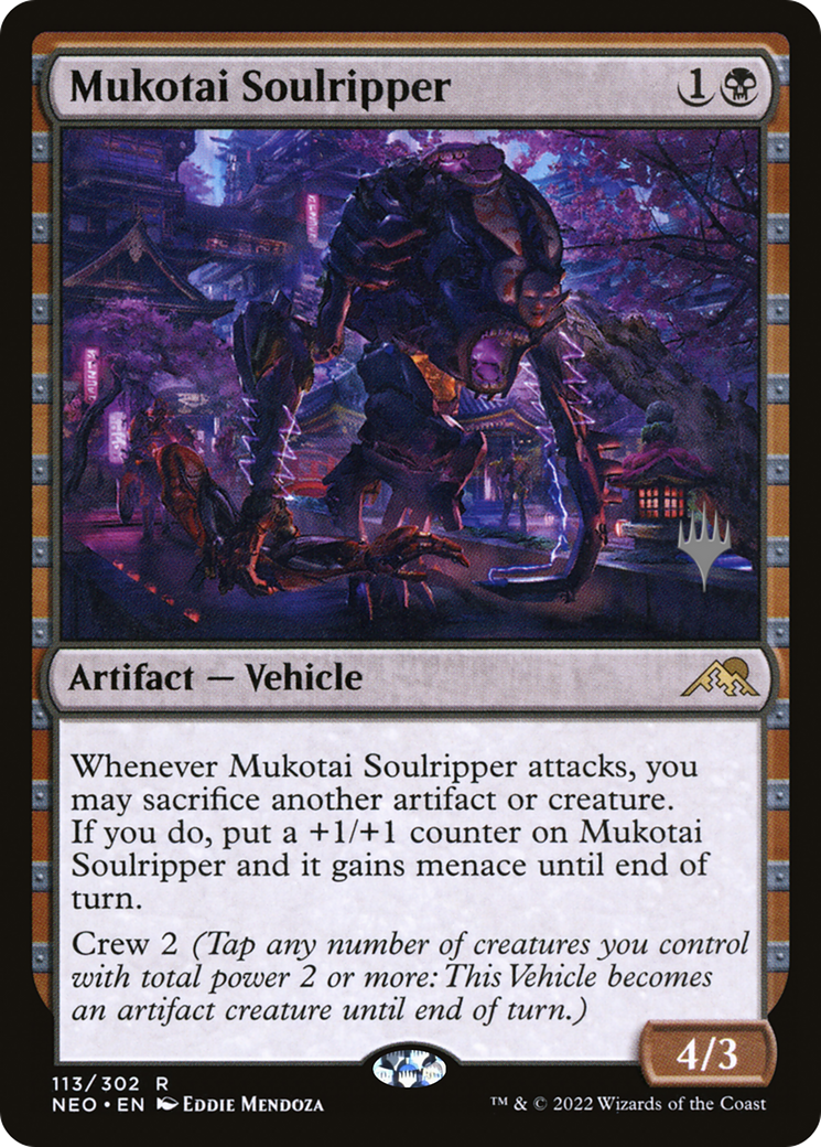 Image of Mukotai Soulripper (Promo Pack) [Kamigawa: Neon Dynasty Promos]