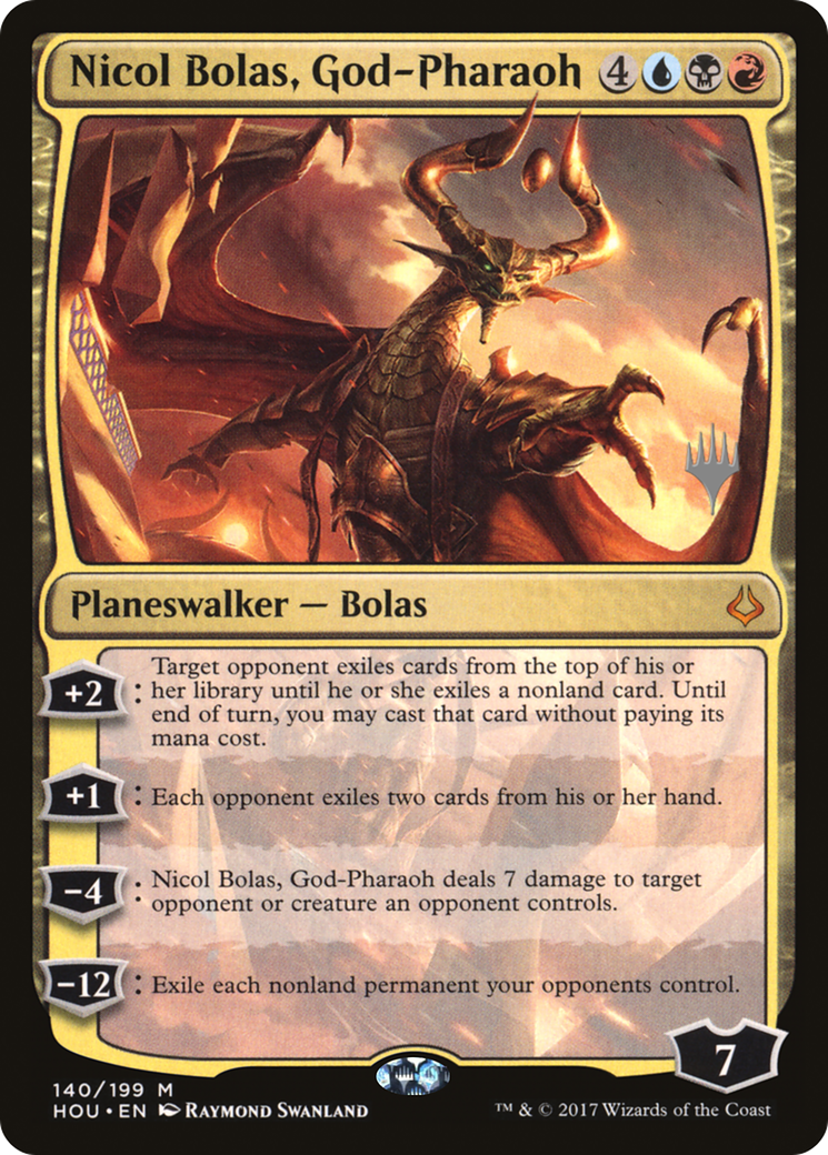 Image of Nicol Bolas, God-Pharaoh (Promo Pack) [Hour of Devastation Promos]