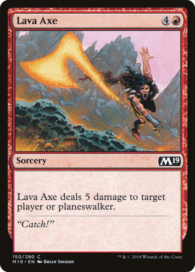 Image of Lava Axe [Core Set 2019]