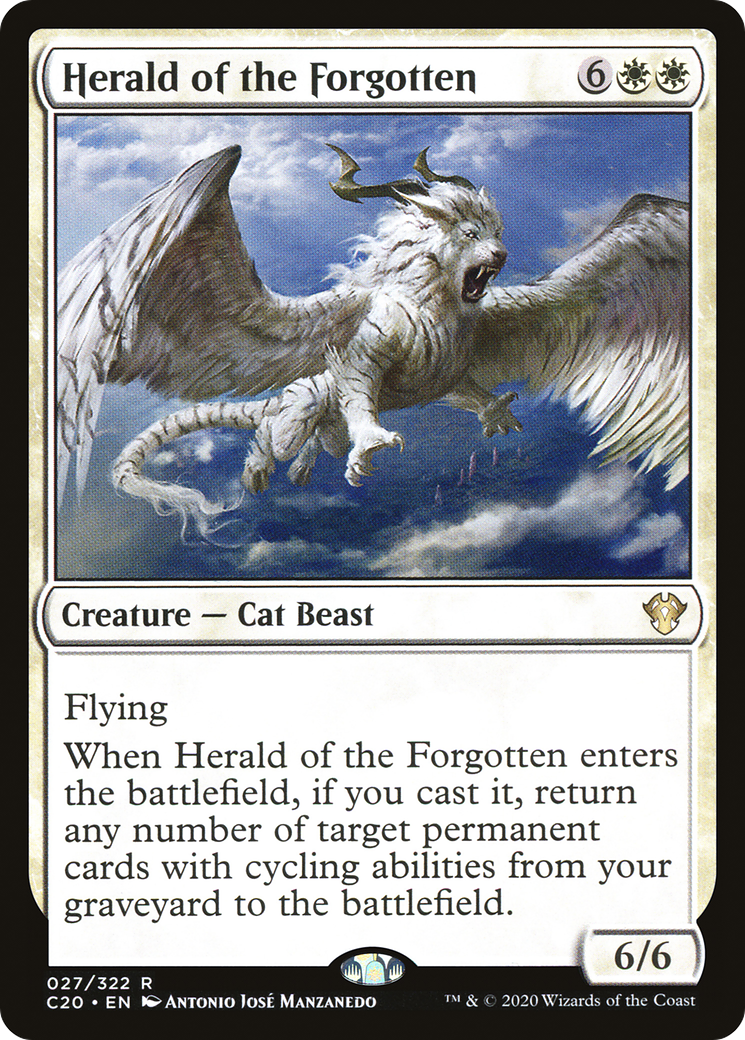 Image of Herald of the Forgotten [Commander 2020]