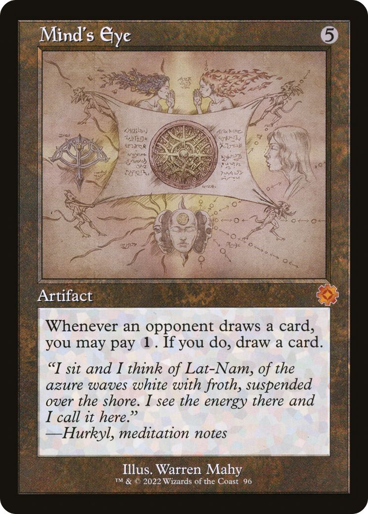 Image of Mind's Eye (Retro Schematic) [The Brothers' War Retro Artifacts]