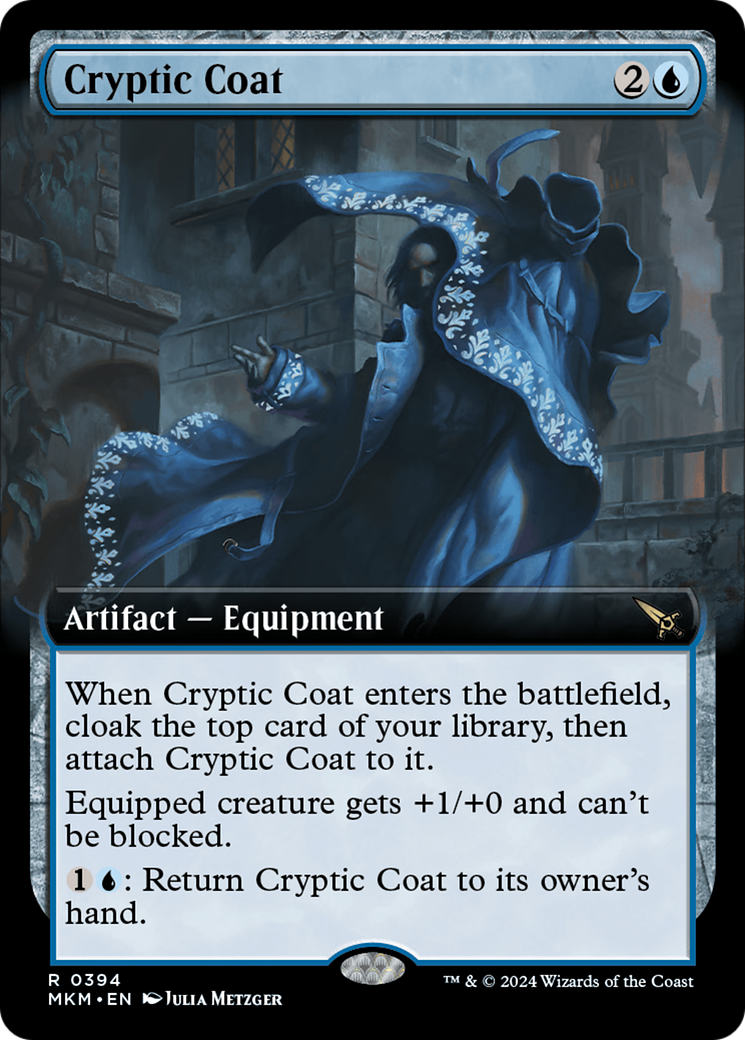 Image of Cryptic Coat (Extended Art) [Murders at Karlov Manor]