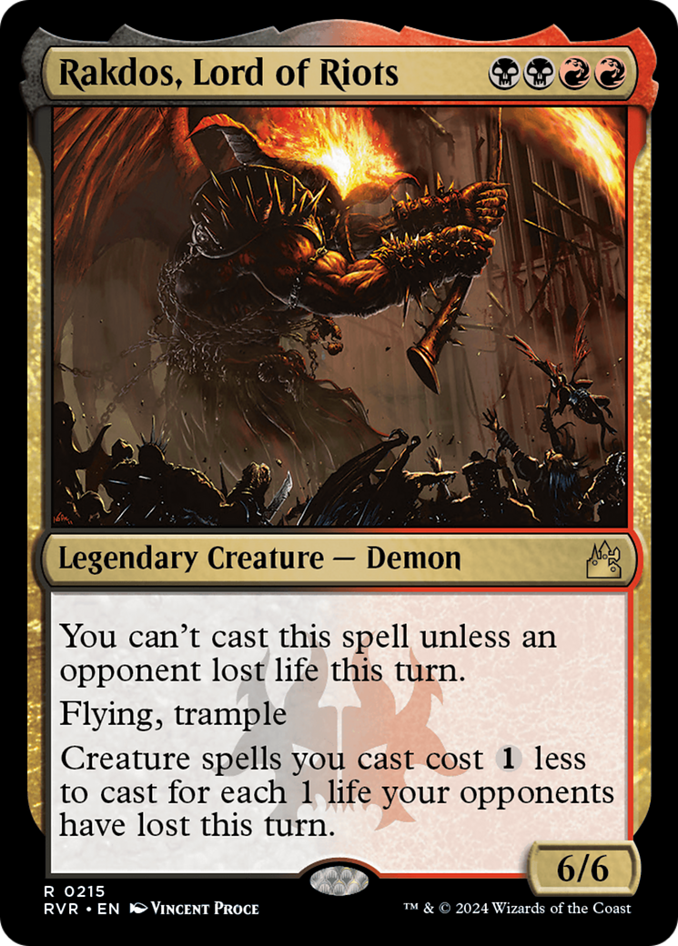 Image of Rakdos, Lord of Riots [Ravnica Remastered]