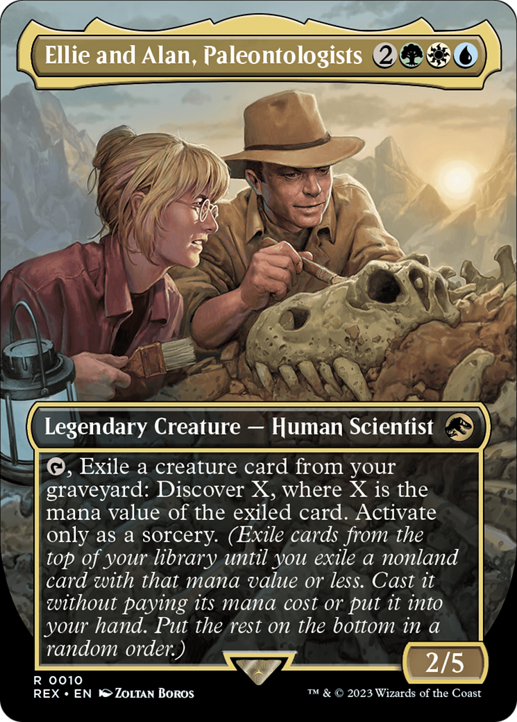 Image of Ellie and Alan, Paleontologists (Borderless) [Jurassic World Collection]