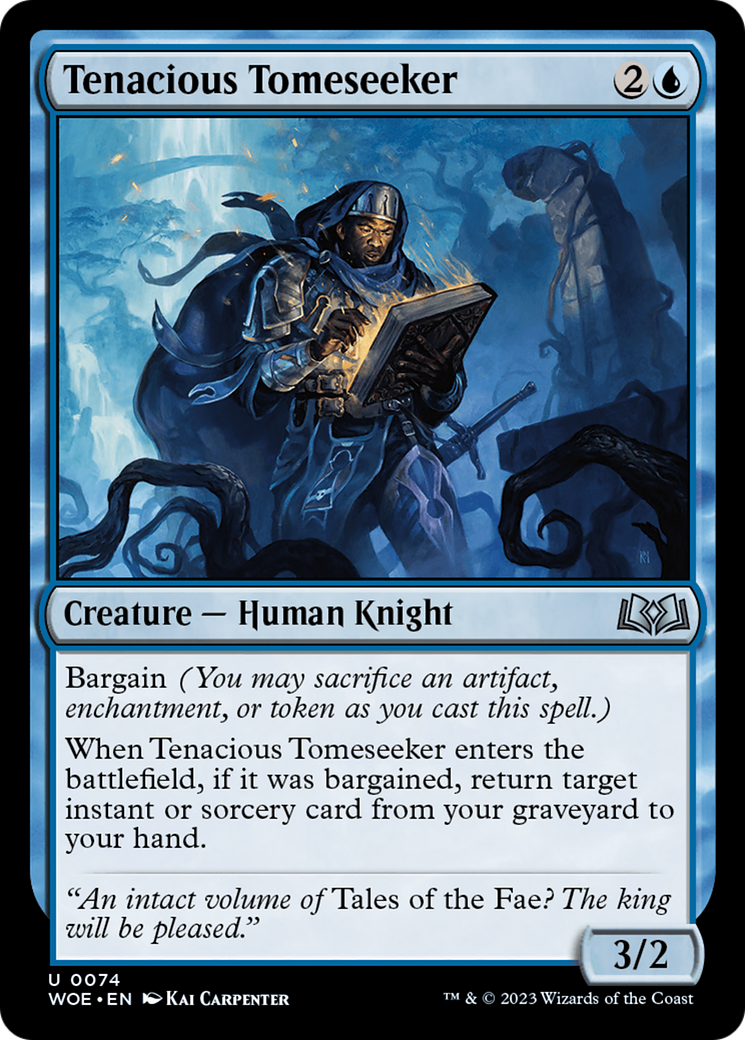 Image of Tenacious Tomeseeker [Wilds of Eldraine]