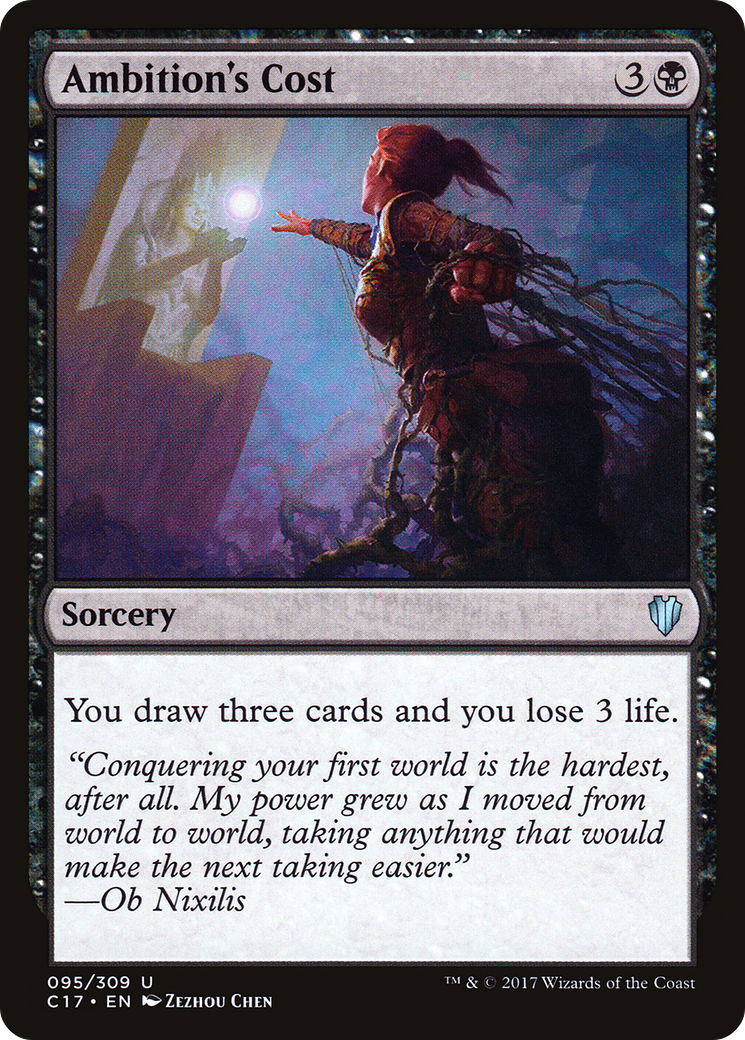 Image of Ambition's Cost [Commander 2017]
