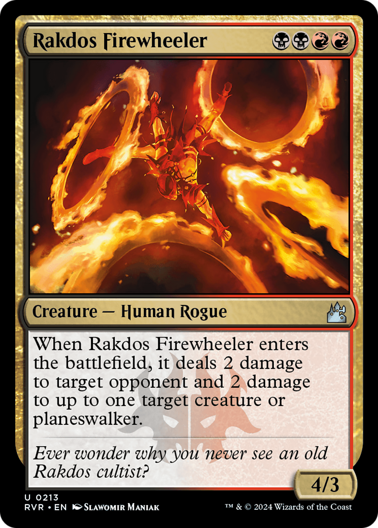Image of Rakdos Firewheeler [Ravnica Remastered]