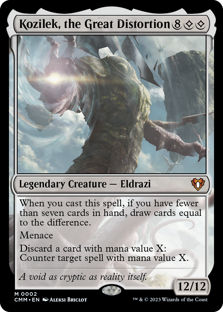 Image of Kozilek, the Great Distortion [Commander Masters]