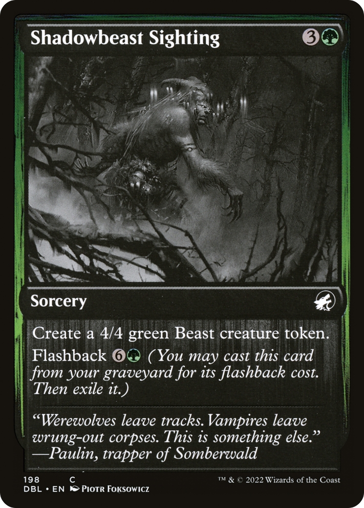 Image of Shadowbeast Sighting [Innistrad: Double Feature]