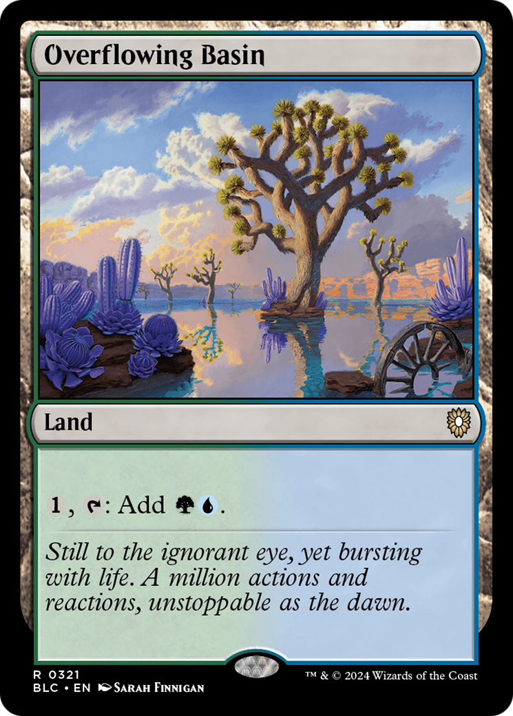 Image of Overflowing Basin [Bloomburrow Commander]