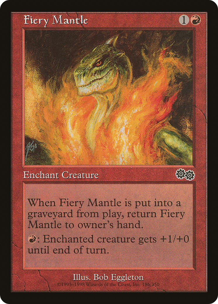 Image of Fiery Mantle [Urza's Saga]