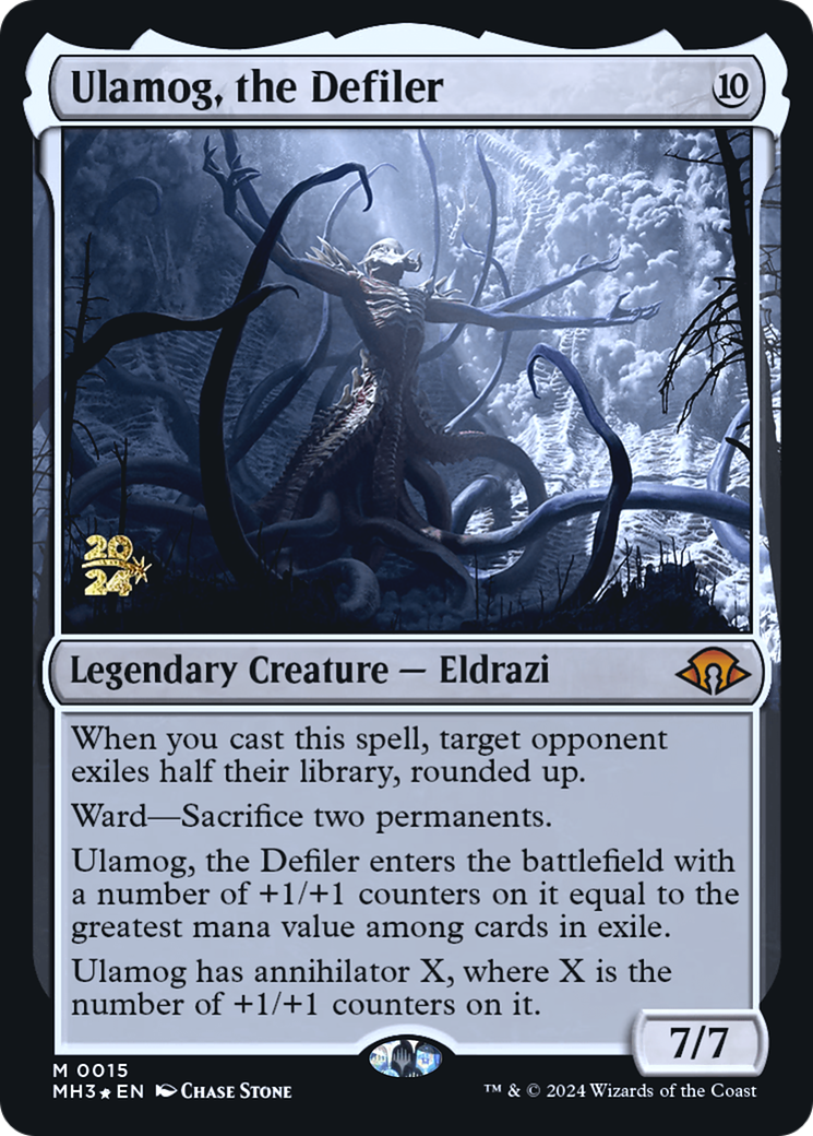 Image of Ulamog, the Defiler [Modern Horizons 3 Prerelease Promos]