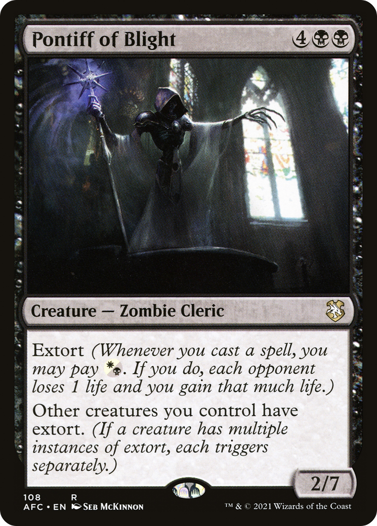 Image of Pontiff of Blight [Dungeons & Dragons: Adventures in the Forgotten Realms Commander]