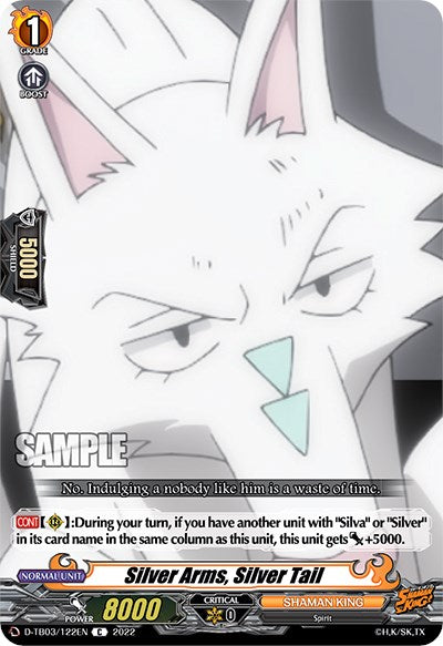 Image of Silver Arms, Silver Tail (D-TB03/122EN) [Shaman King]