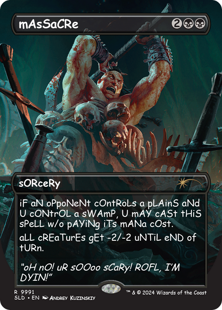 Image of mAsSaCRe [Secret Lair Drop Series]