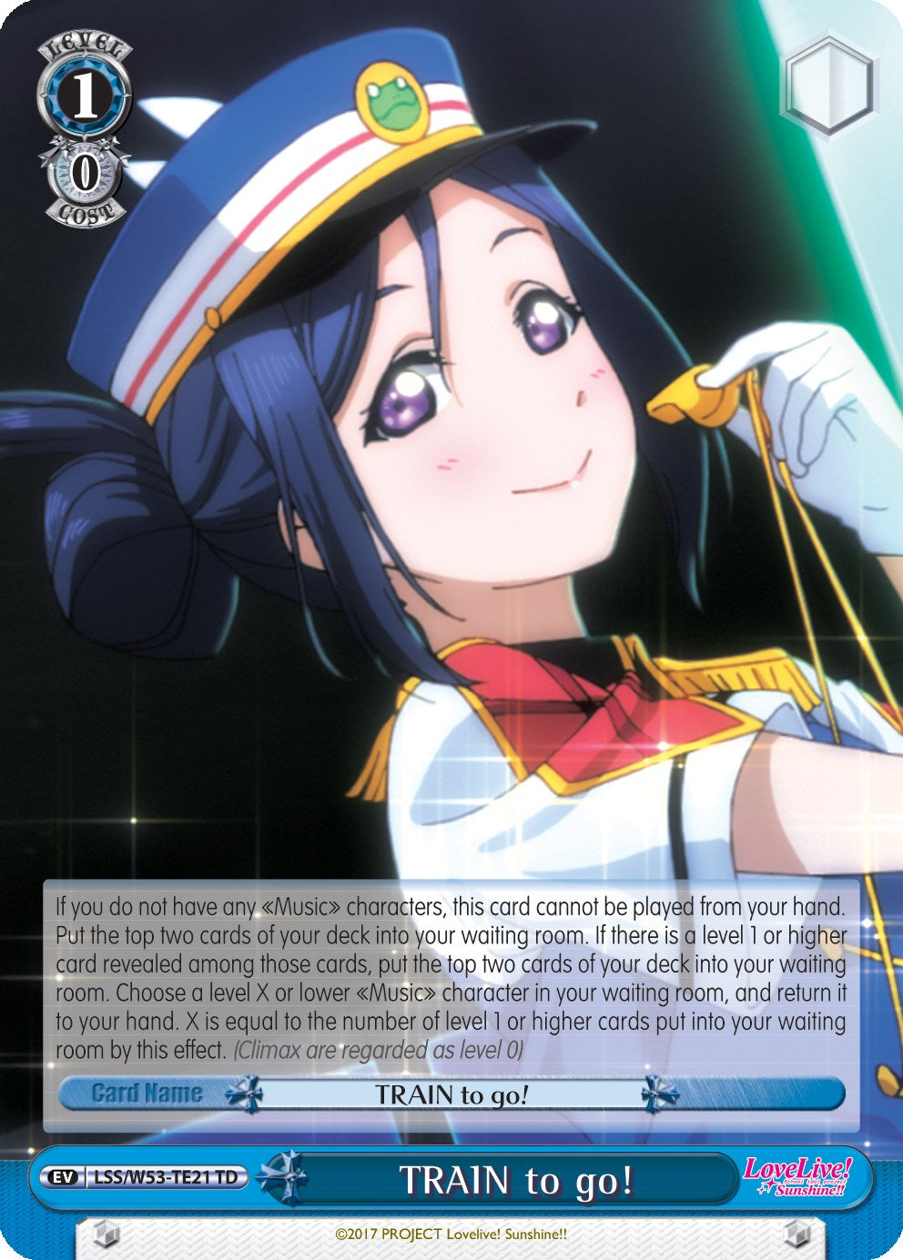Image of TRAIN to go! (LSS/W53-TE21 TD) [Love Live! Sunshine!! Extra Booster]