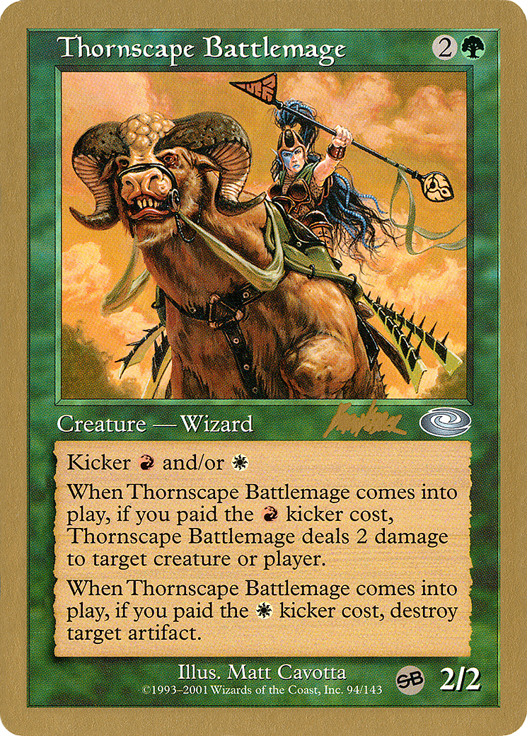 Image of Thornscape Battlemage (Brian Kibler) (SB) [World Championship Decks 2002]
