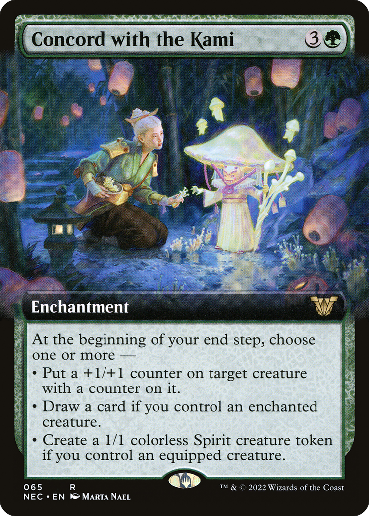 Image of Concord with the Kami (Extended Art) [Kamigawa: Neon Dynasty Commander]
