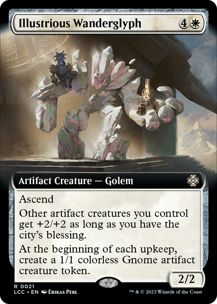 Image of Illustrious Wanderglyph (Extended Art) [The Lost Caverns of Ixalan Commander]