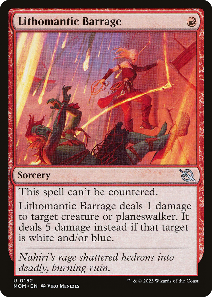 Image of Lithomantic Barrage [March of the Machine]
