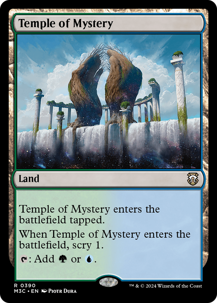 Image of Temple of Mystery (Ripple Foil) [Modern Horizons 3 Commander]