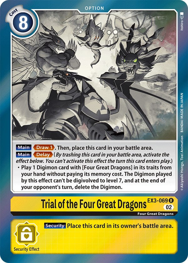 Image of Trial of the Four Great Dragons [EX3-069] [Draconic Roar]