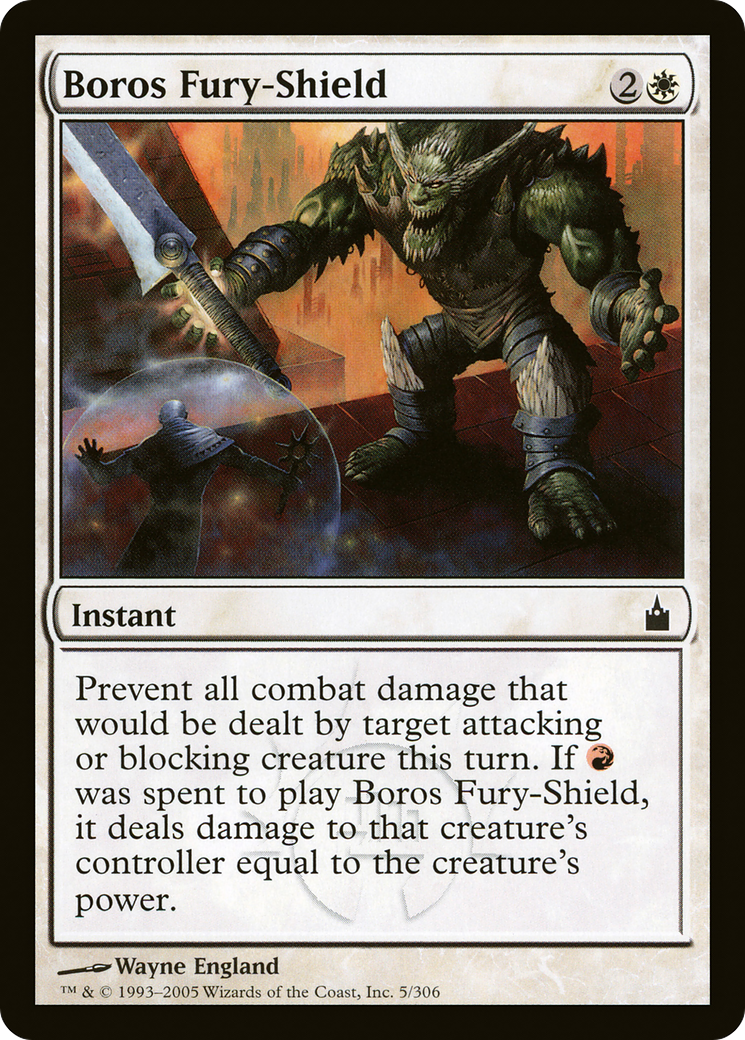Image of Boros Fury-Shield [Ravnica: City of Guilds]