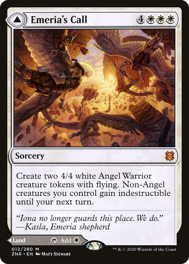 Image of Emeria's Call // Emeria, Shattered Skyclave [Zendikar Rising]