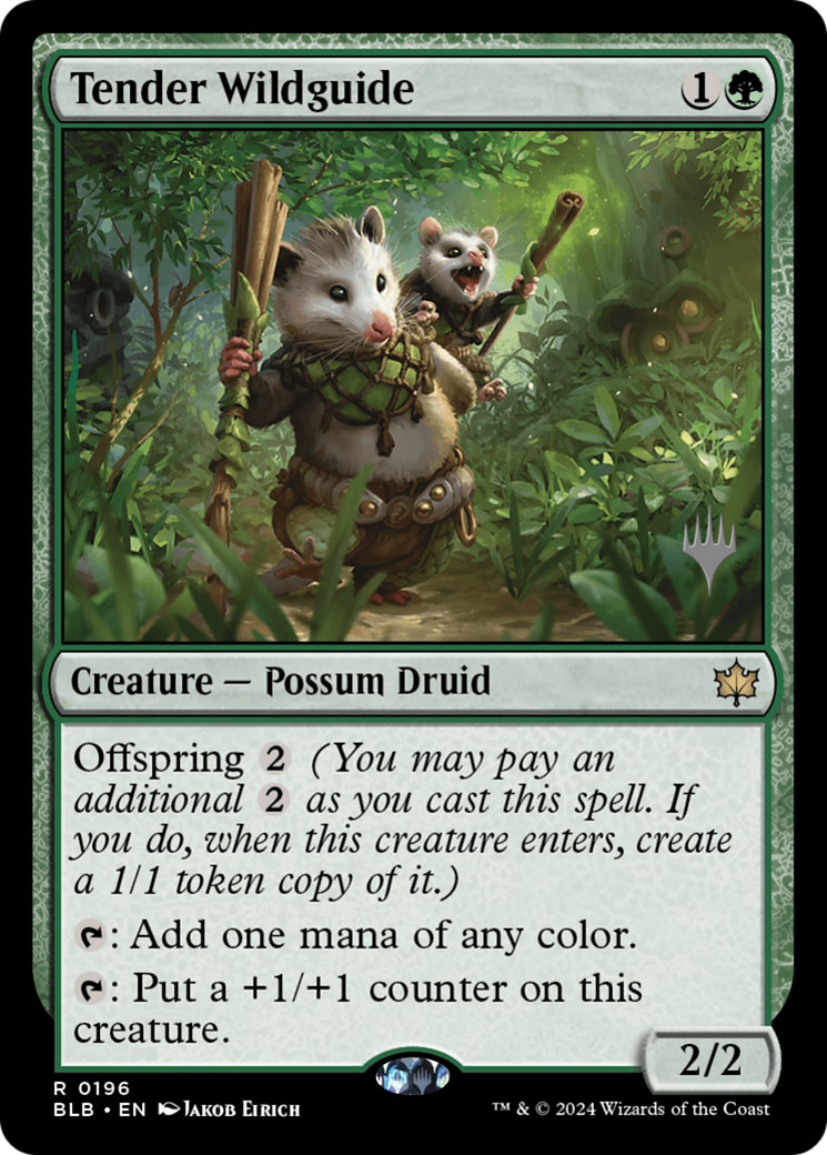 Image of Tender Wildguide (Promo Pack) [Bloomburrow Promos]