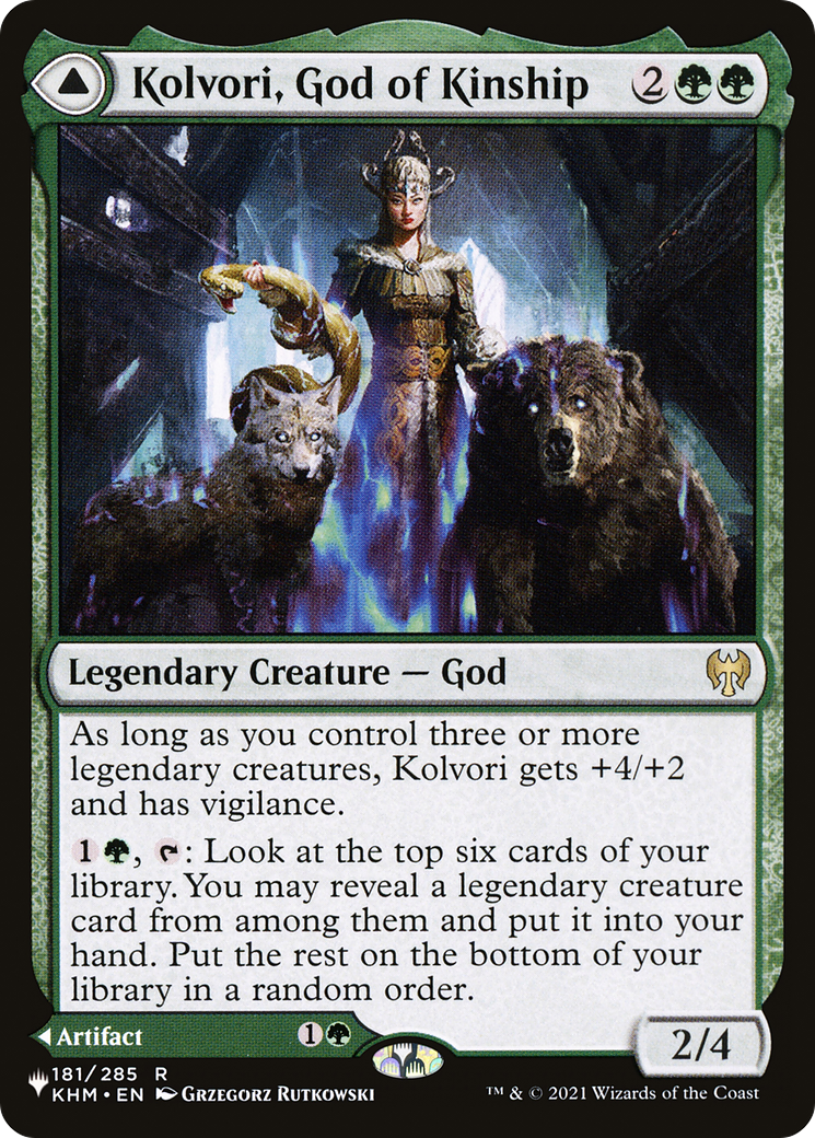 Image of Kolvori, God of Kinship // The Ringhart Crest [Secret Lair: From Cute to Brute]