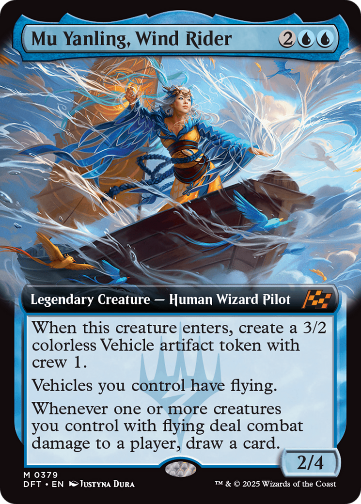 Image of Mu Yanling, Wind Rider (Extended Art) [Aetherdrift]