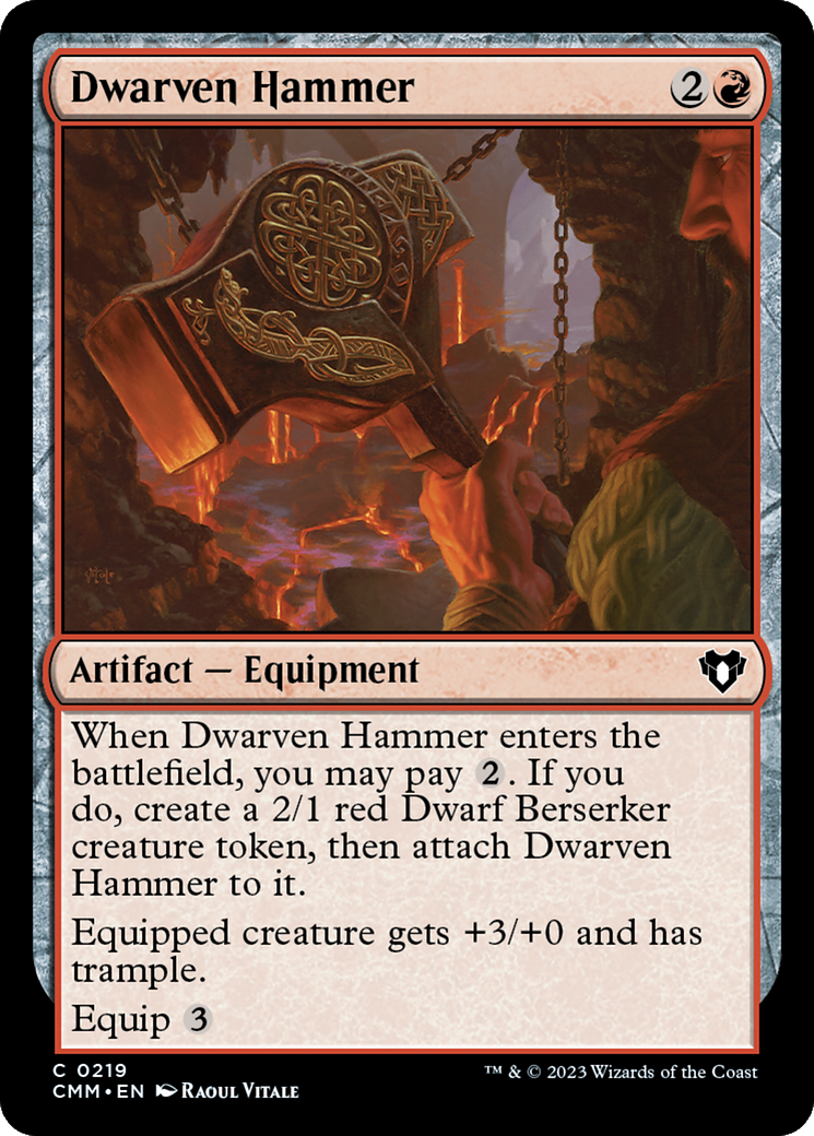 Image of Dwarven Hammer [Commander Masters]