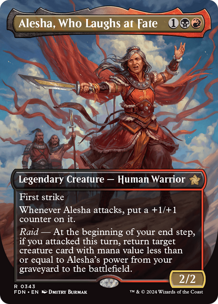 Image of Alesha, Who Laughs at Fate (Borderless) [Foundations]
