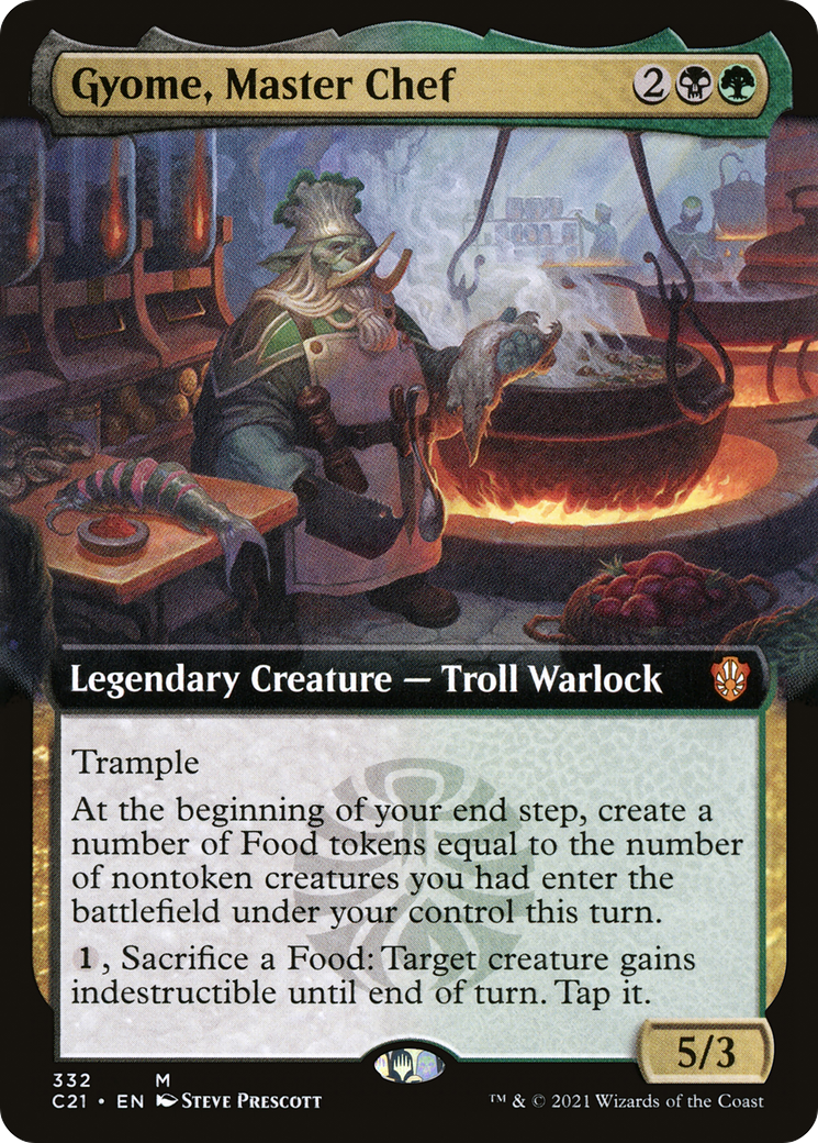 Image of Gyome, Master Chef (Extended Art) [Commander 2021]