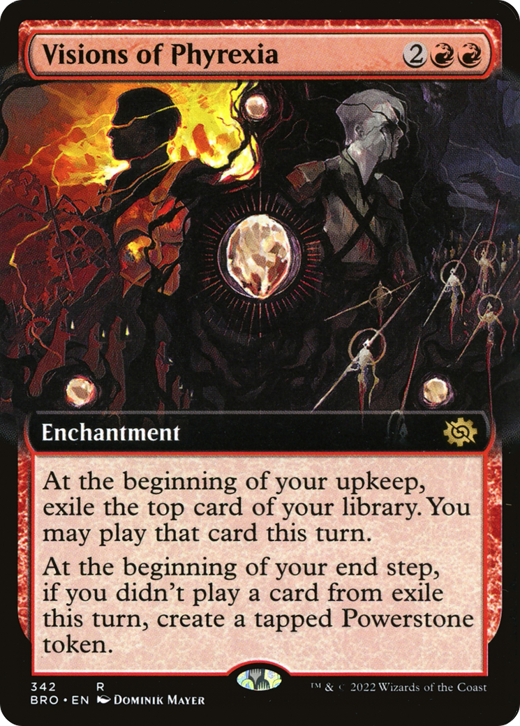 Image of Visions of Phyrexia (Extended Art) [The Brothers' War]