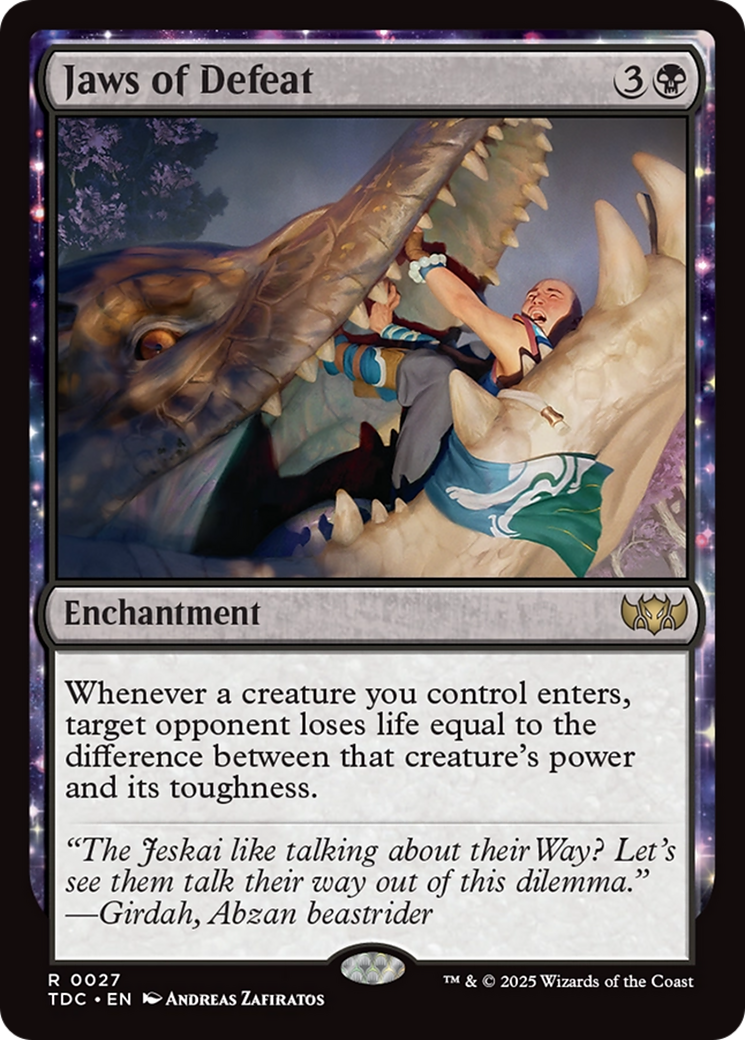 Image of Jaws of Defeat [Tarkir: Dragonstorm Commander]