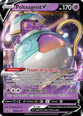 Image of Polteageist V (SWSH021) [Sword & Shield: Black Star Promos]