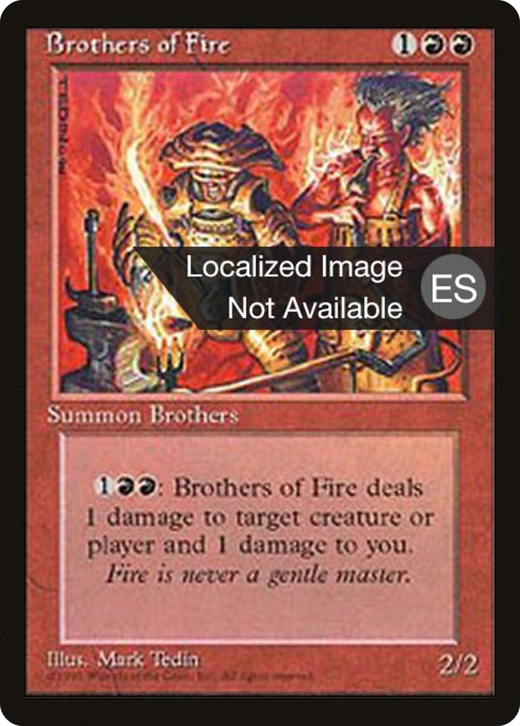 Image of Brothers of Fire [Fourth Edition (Foreign Black Border)]