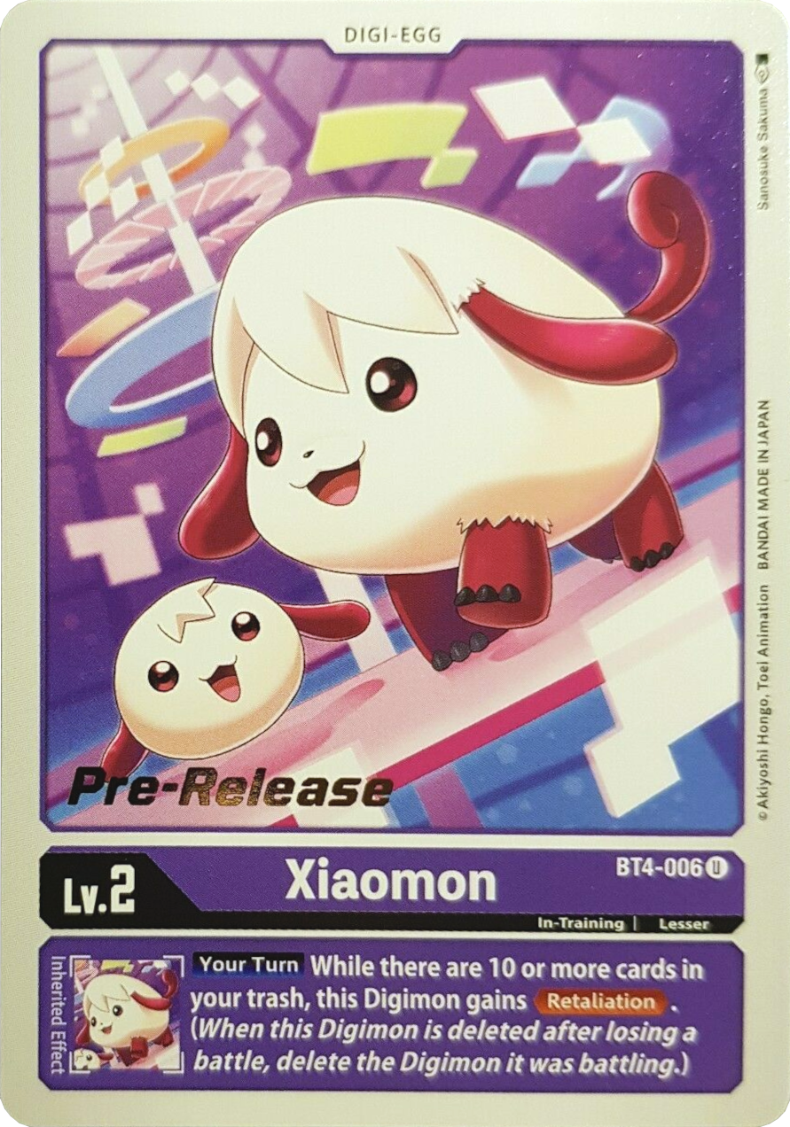 Image of Xiaomon [BT4-006] [Great Legend Pre-Release Promos]