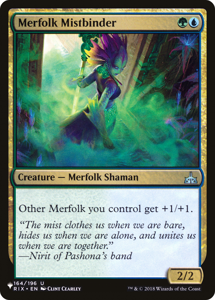 Image of Merfolk Mistbinder [The List]