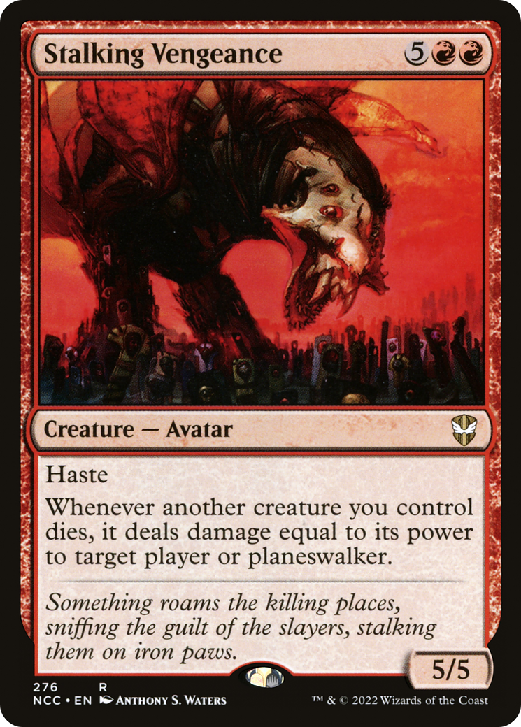 Image of Stalking Vengeance [Streets of New Capenna Commander]