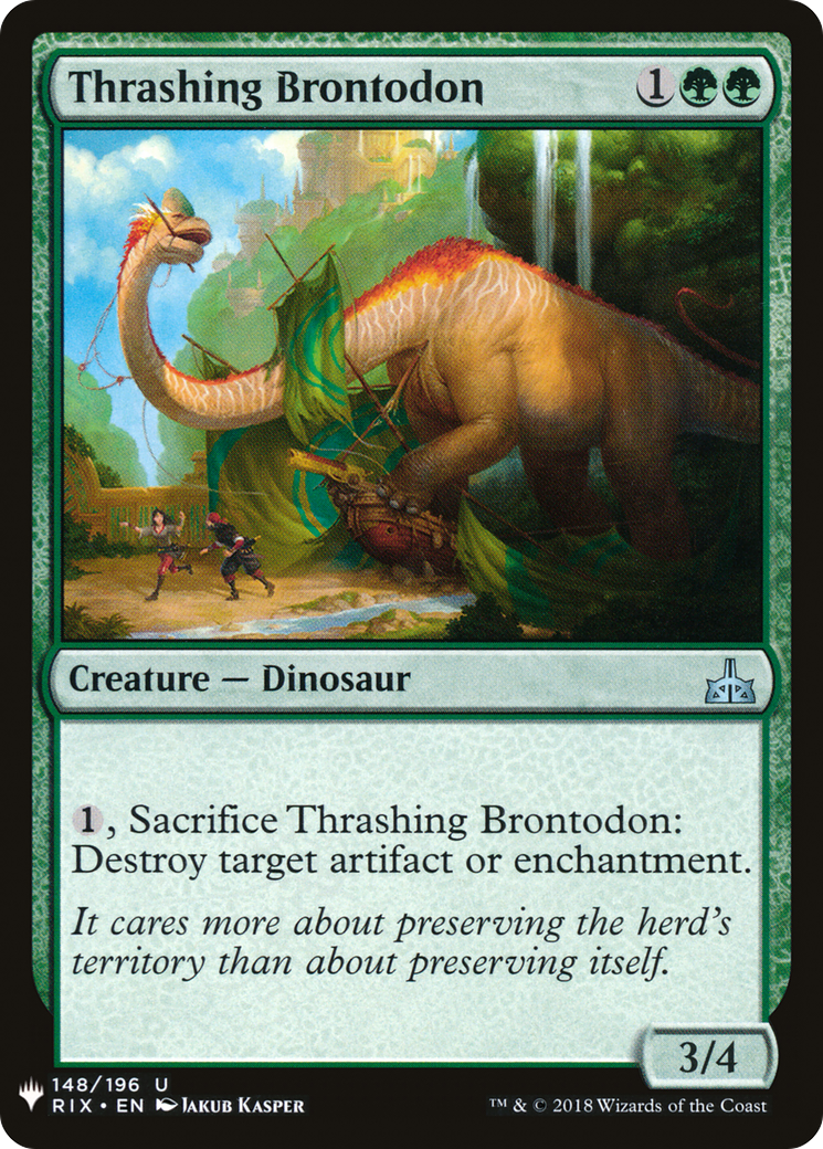 Image of Thrashing Brontodon [Mystery Booster]