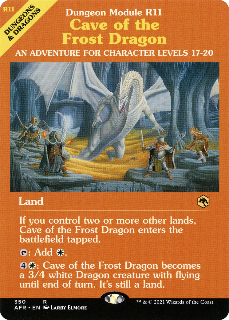 Image of Cave of the Frost Dragon (Dungeon Module) [Dungeons & Dragons: Adventures in the Forgotten Realms]