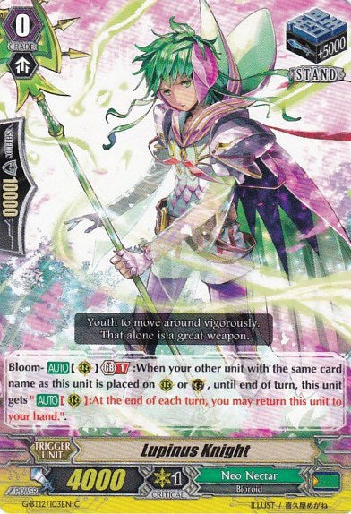 Image of Lupinus Knight (G-BT12/103EN) [Dragon King's Awakening]