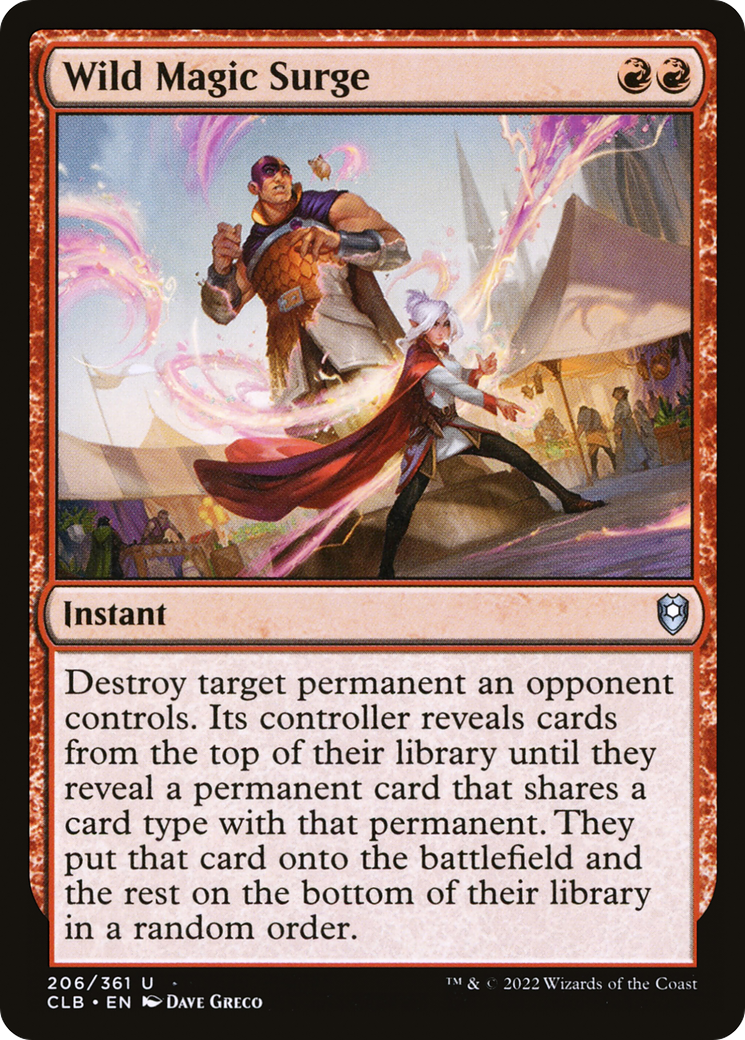 Image of Wild Magic Surge [Commander Legends: Battle for Baldur's Gate]