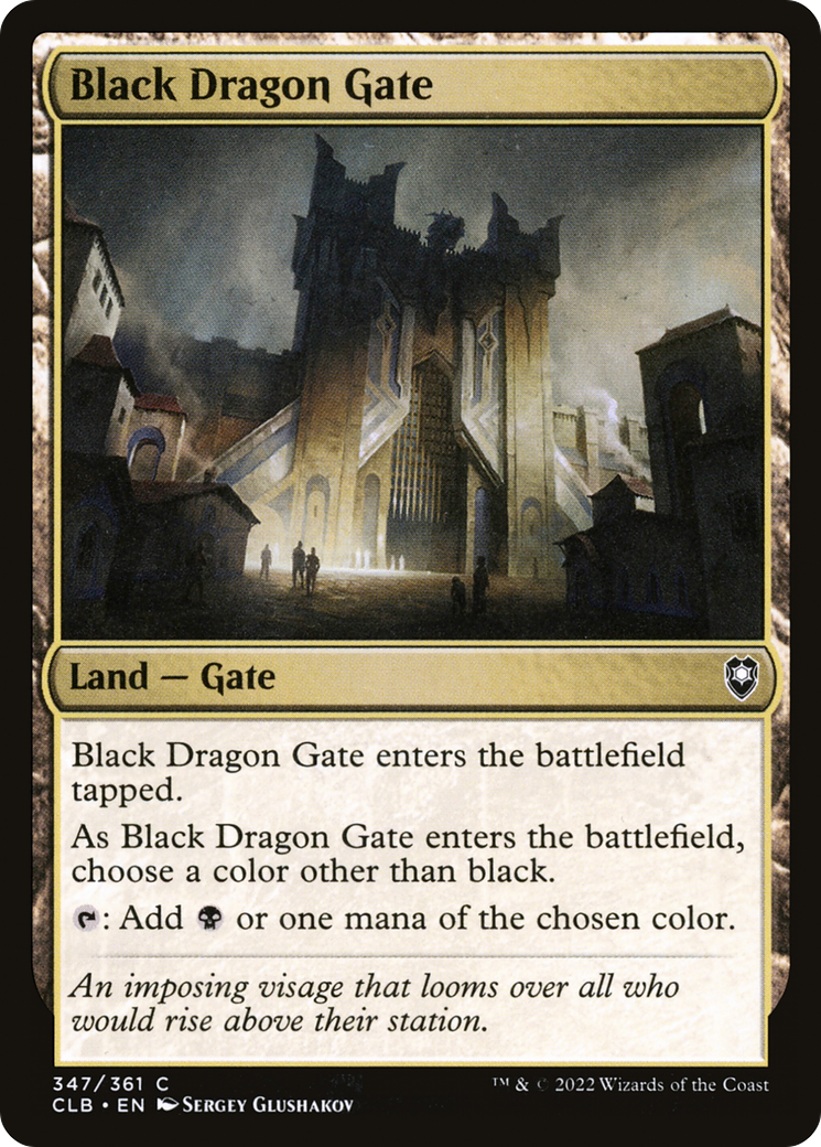 Image of Black Dragon Gate [Commander Legends: Battle for Baldur's Gate]