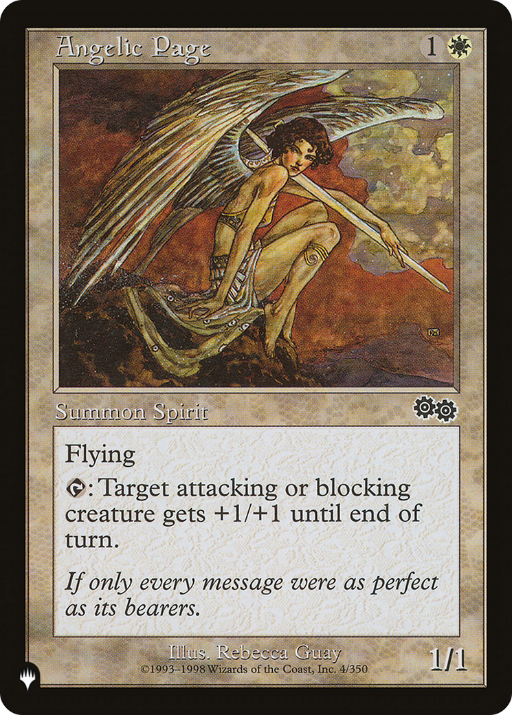 Image of Angelic Page [The List]
