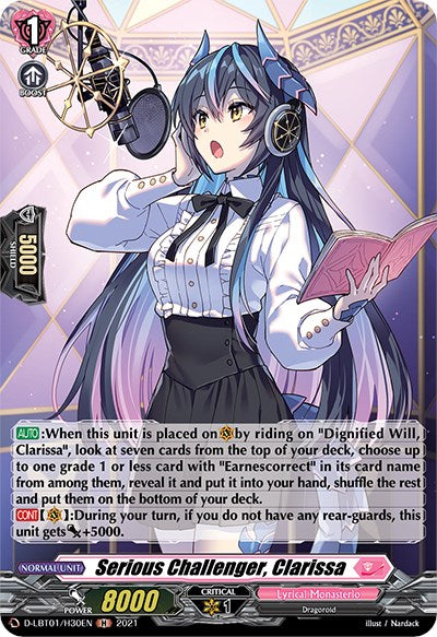 Image of Serious Challenger, Clarissa (D-LBT01/H30EN) [Lyrical Melody]