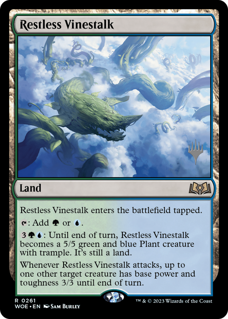 Image of Restless Vinestalk (Promo Pack) [Wilds of Eldraine Promos]